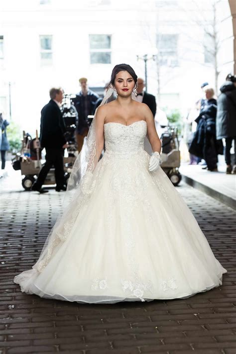 selena gomez wedding dresses